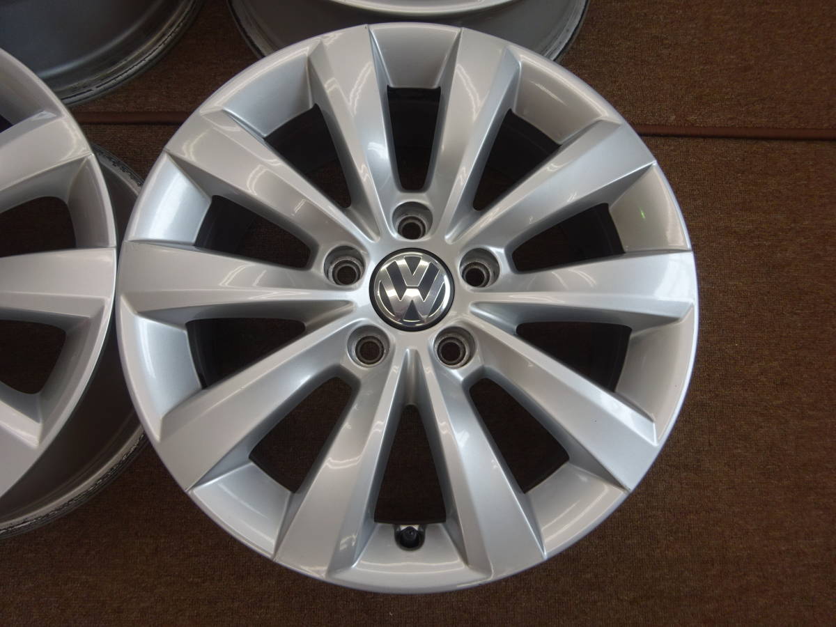 A-24 VW ザ ビートル 純正 16×6.5J ET44 PCD112 5H 4本 フォルクス
