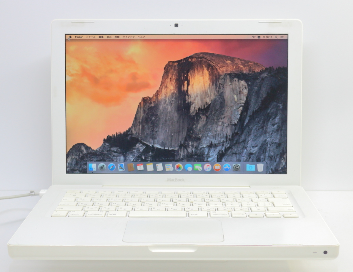 Apple MacBook (13-inch, Mid 2009)/Core2Duo 2.13GHz/2GB memory /HDD160GB/ battery NG/OS X 10.10 Yosemite #0502