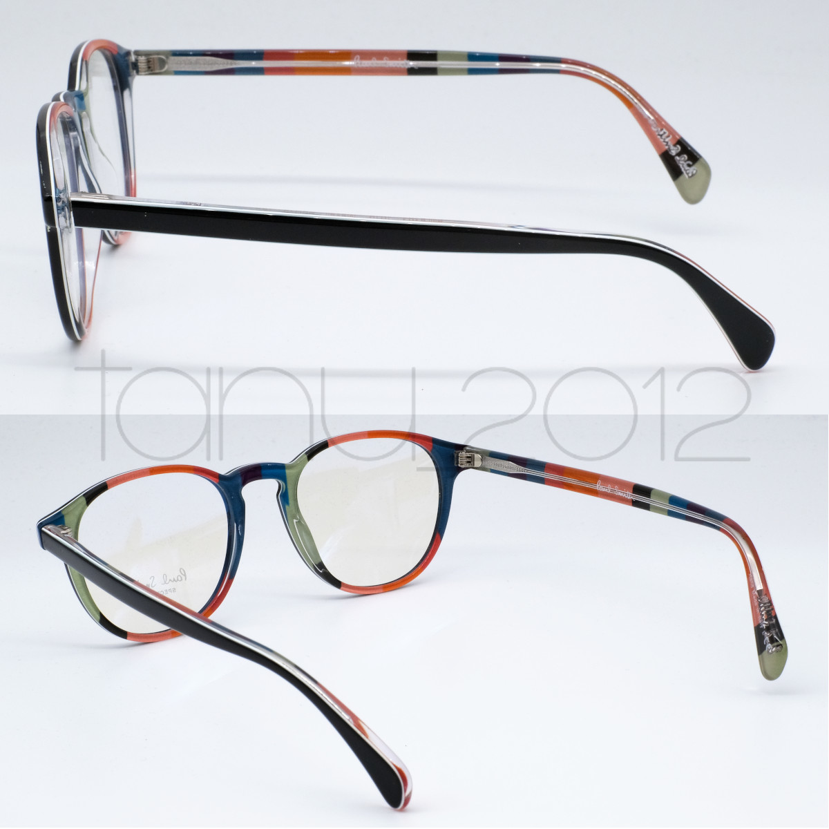 新品本物 Paul Smith PM8263 1618 Mayall ブラック/マルチストライプ