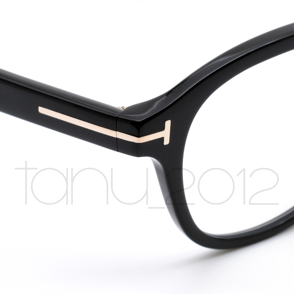 ★新品本物!TOMFORD TF5698-B 001 ブラック トムフォード ボスリントンシェイプ ブルーライトカットレンズ キーホールブリッジ 黒縁メガネ 5