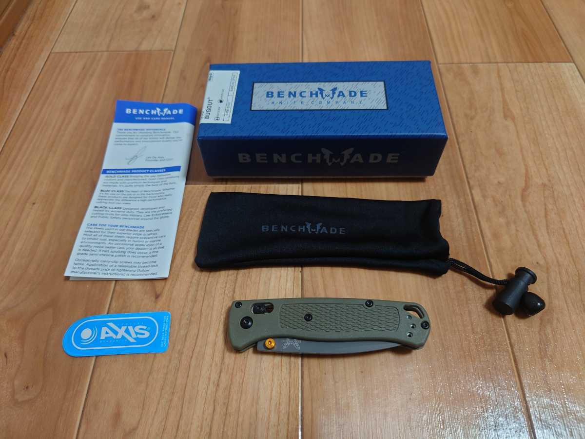 新品 BENCHMADE ベンチメイド BUGOUT バグアウト 535 S30 カーキ