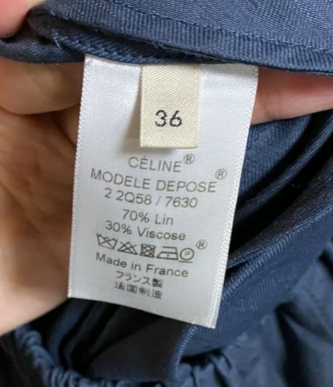 値下げしました celine セリーヌ フィービー アシンメトリースカート