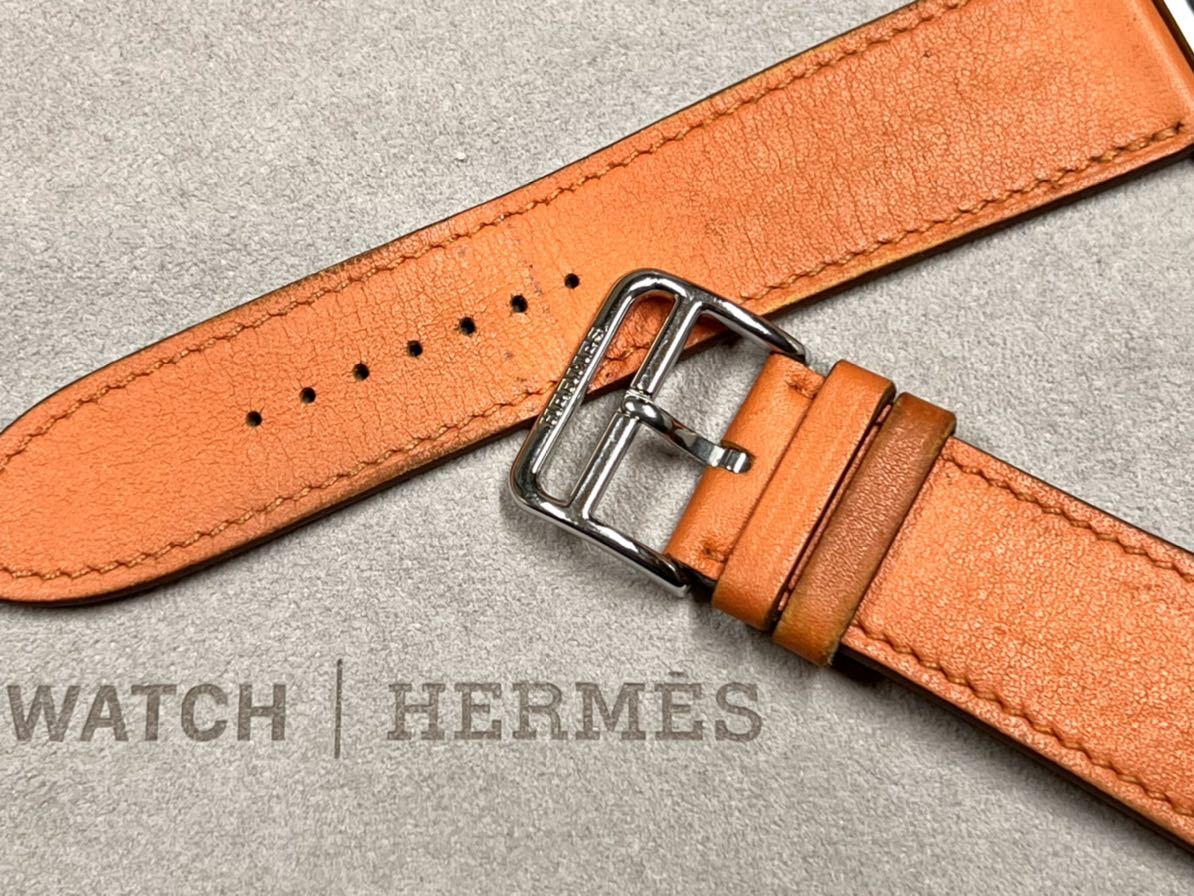 即決 送料無料 Apple Watch Hermes 44mm オレンジ シンプルトゥール