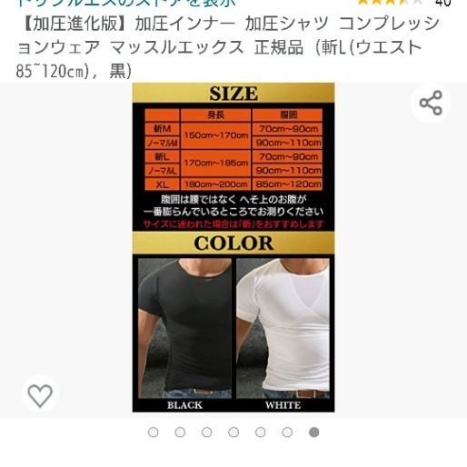 マッスルモンスターシリーズ 鉄人養成加圧シャツ  トレーニングシャツ L 2枚