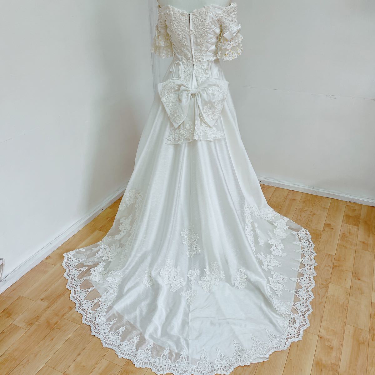 ◆ウエディングドレス（ホワイト）KOKI Miyabi お色直し 結婚式 写真撮影 披露宴 舞台衣装 ブライダル ◆DR-L_画像5
