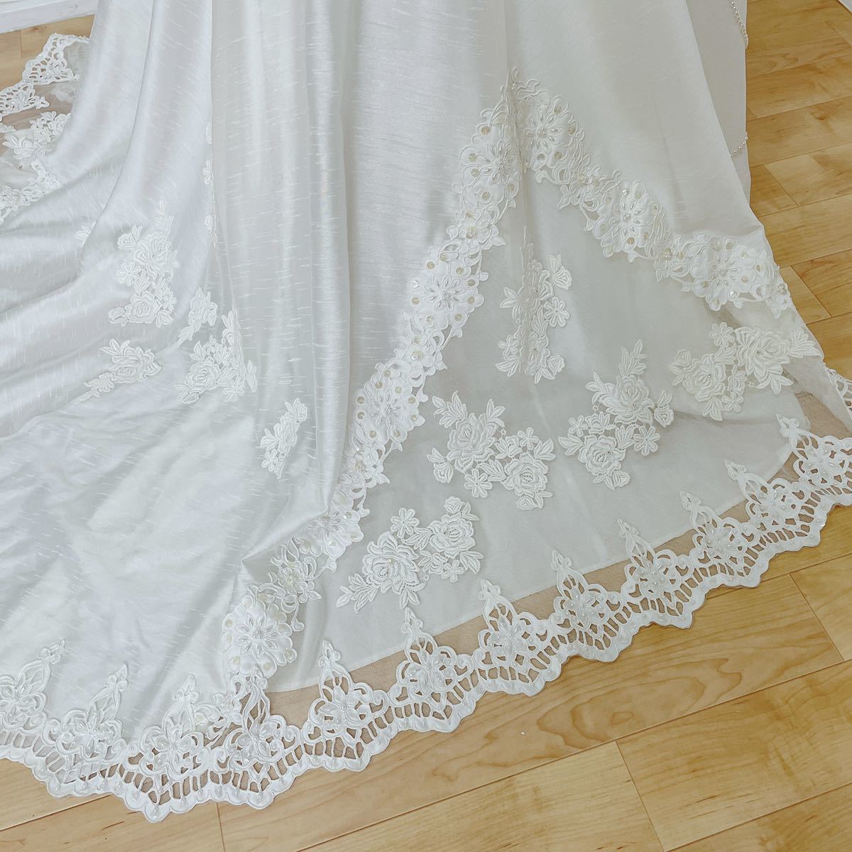 ◆ウエディングドレス（ホワイト）KOKI Miyabi お色直し 結婚式 写真撮影 披露宴 舞台衣装 ブライダル ◆DR-L_画像8