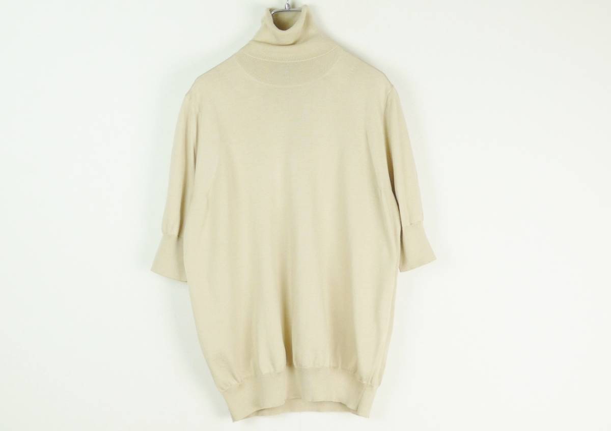 Drawer ドゥロワー 22SS 18Gコットンシルク タートル ショート Drawer ドゥロワー 22SS 18Gコットンシルク タートル ショート