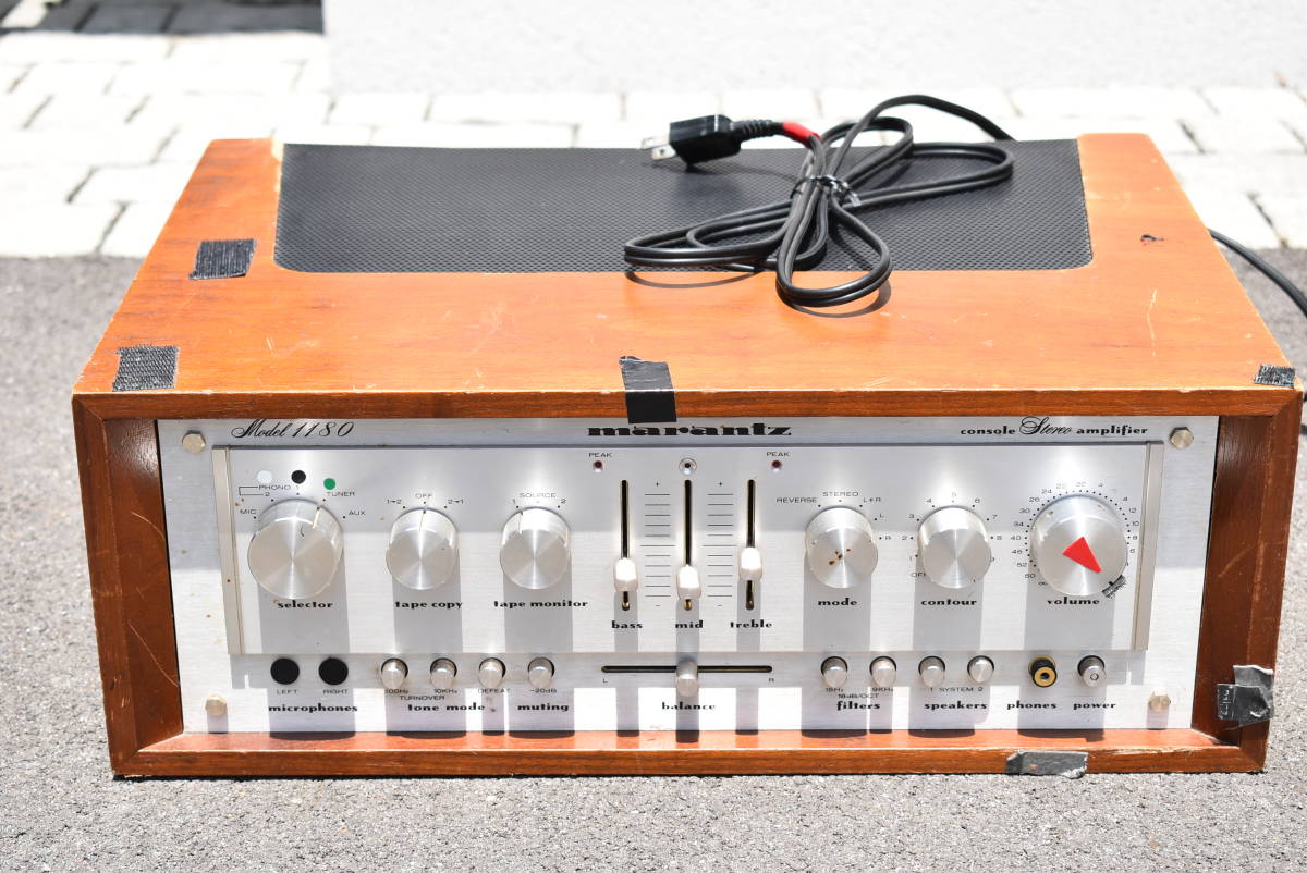音響機器】marantz マランツ プリメインアンプ Model 1180 音響機器】marantz マランツ プリメインアンプ Model 1180