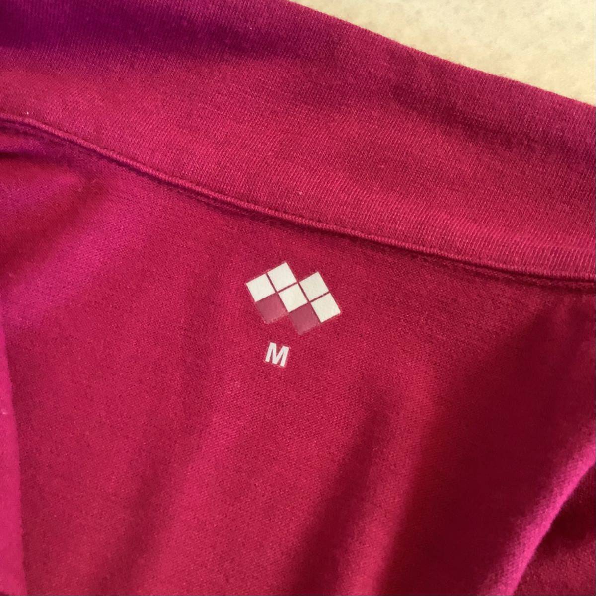  прекрасный товар mont-bell Mont Bell кнопка-застежка половина зажим рубашка с длинным рукавом длинный рукав женский M размер пурпурный уличный кемпинг 