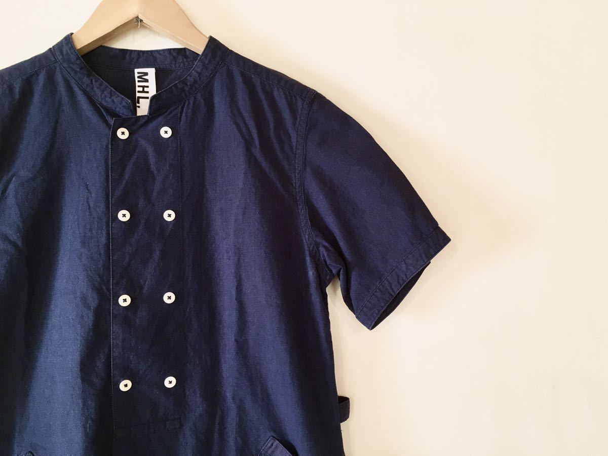 MARGARET HOWELL マーガレットハウエル MHL. ダブルボタンワンピース