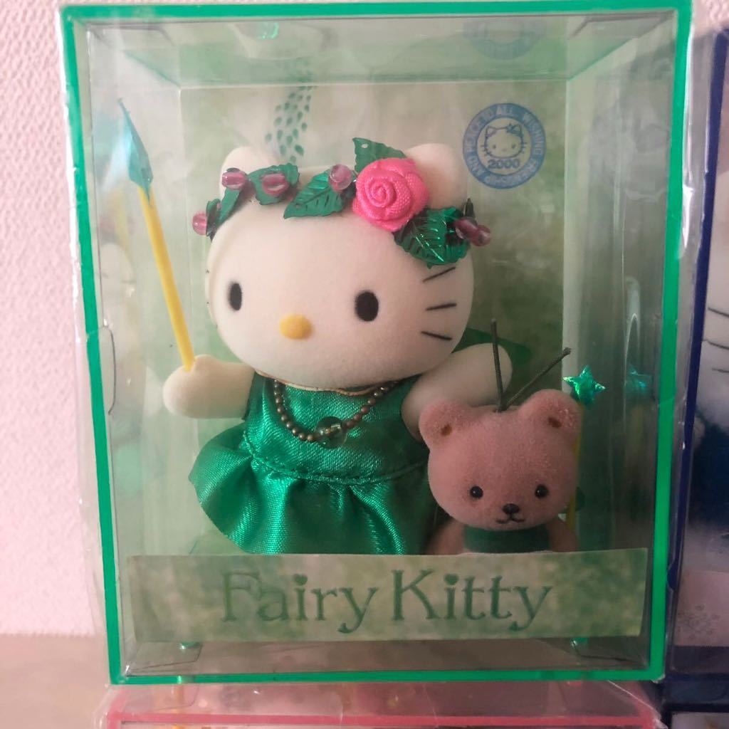 ☆ハローキティ☆Fairy Kitty Collectors Series フロッキーフィギュア マスコット 6種 コレクションドール  フェアリードール サンリオ