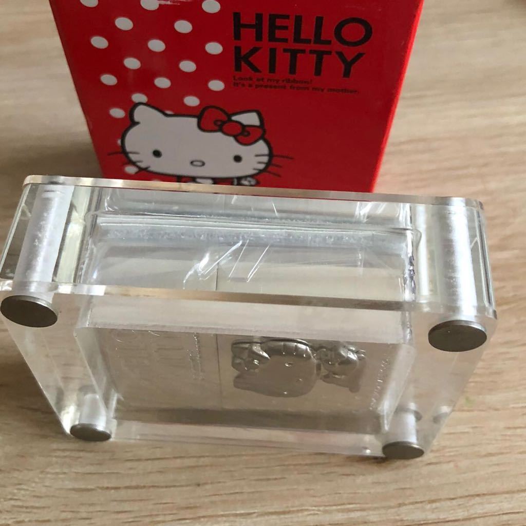 ☆ハローキティ☆ZIPPO HELLO KITTY 金属メタル貼り メタルシルバー