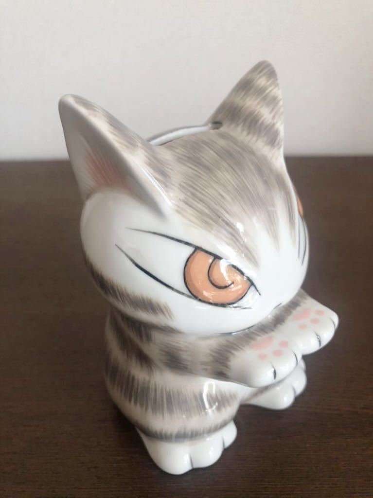 *....-..*..... Poe z....dayan ceramics savings box ornament cat 