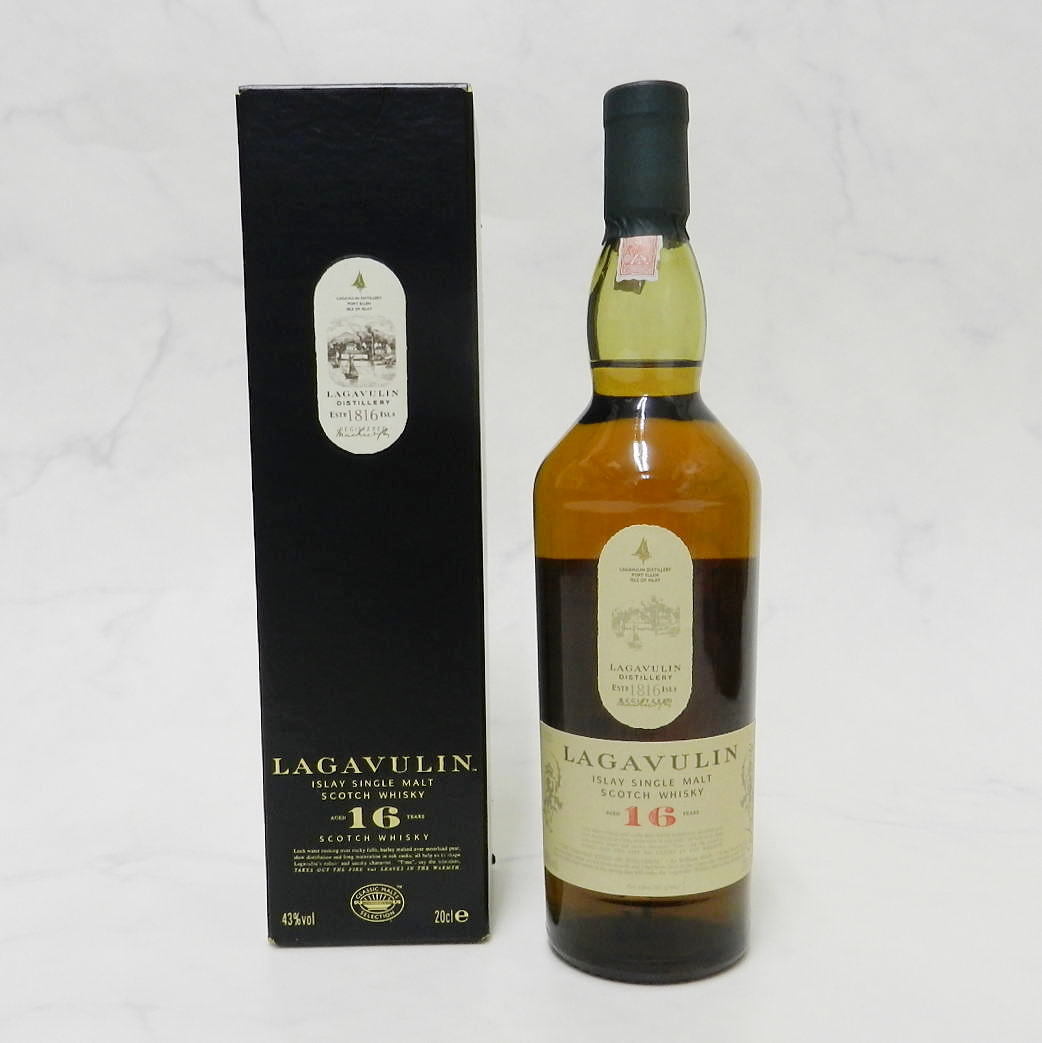 □ 古酒 LAGAVULIN ラガヴーリン 16年 200ml 43度 シングルモルト