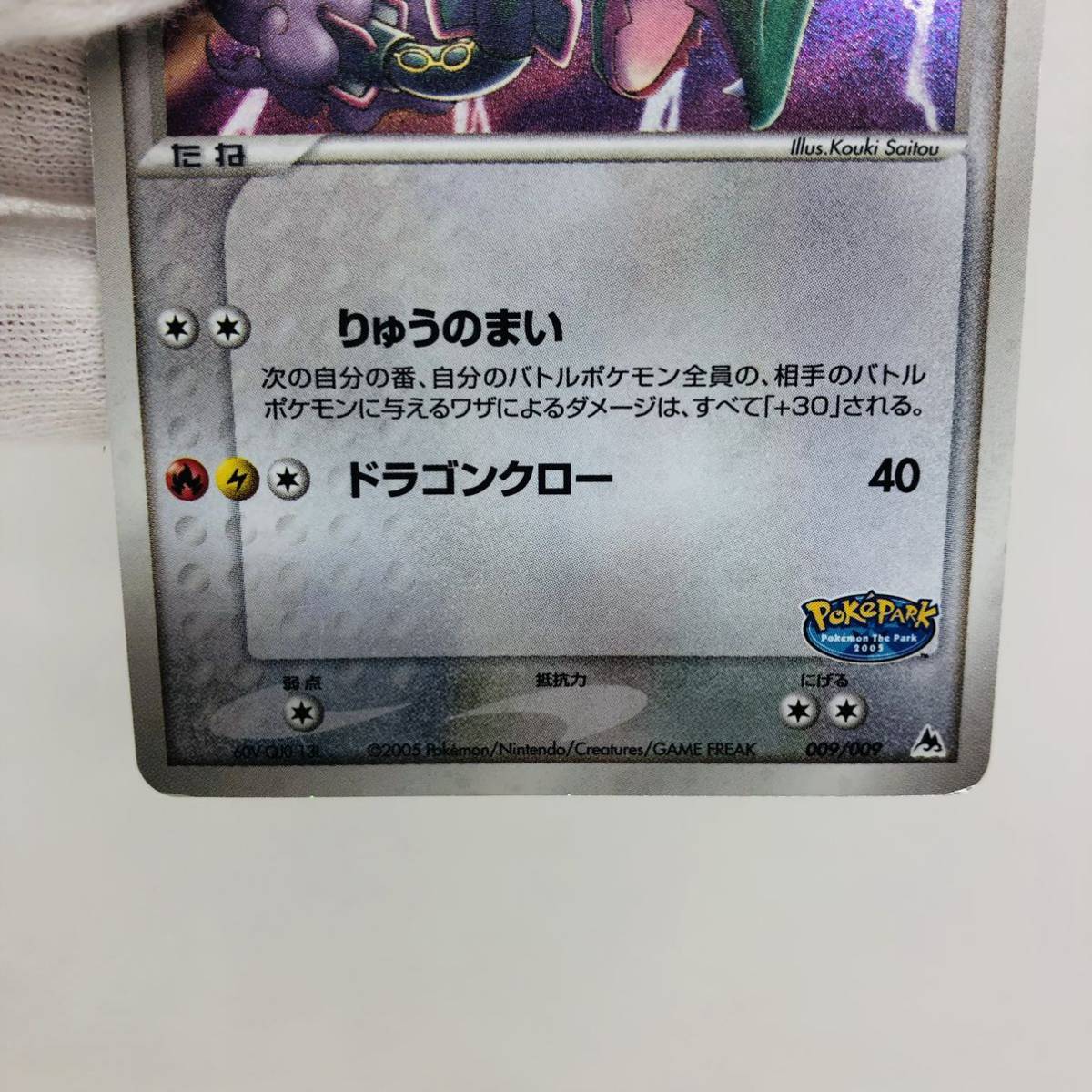 ポケモンカード ポケパーク レックウザ キラ プロモカード ポケモンカード ポケパーク レックウザ キラ プロモカード
