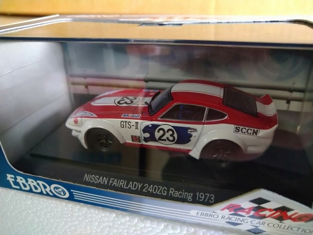 エブロ 1/43 NISSAN FAIRLADY フェアレディ 240ZG NO23 HS30レーシング 1973_画像1