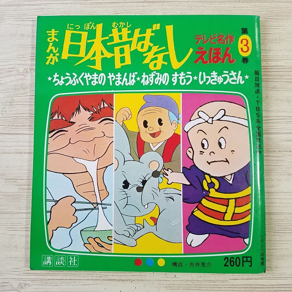 絵本 テレビ名作えほん まんが日本昔ばなし 第3巻 ちょうふくやまの やまんば ねずみの すもう いっきゅうさん 昭和レトロ 懐かしアニメ 昔話 民話 売買されたオークション情報 Yahooの商品情報をアーカイブ公開 オークファン Aucfan Com 絵本 テレビ名作えほん まんが日本昔ばなし 第3巻 ちょうふくやまの やまんば ねずみの すもう いっきゅうさん 昭和レトロ 懐かしアニメ 昔話 民話 売買されたオークション情報 Yahooの商品情報をアーカイブ公開 オークファン Aucfan Com