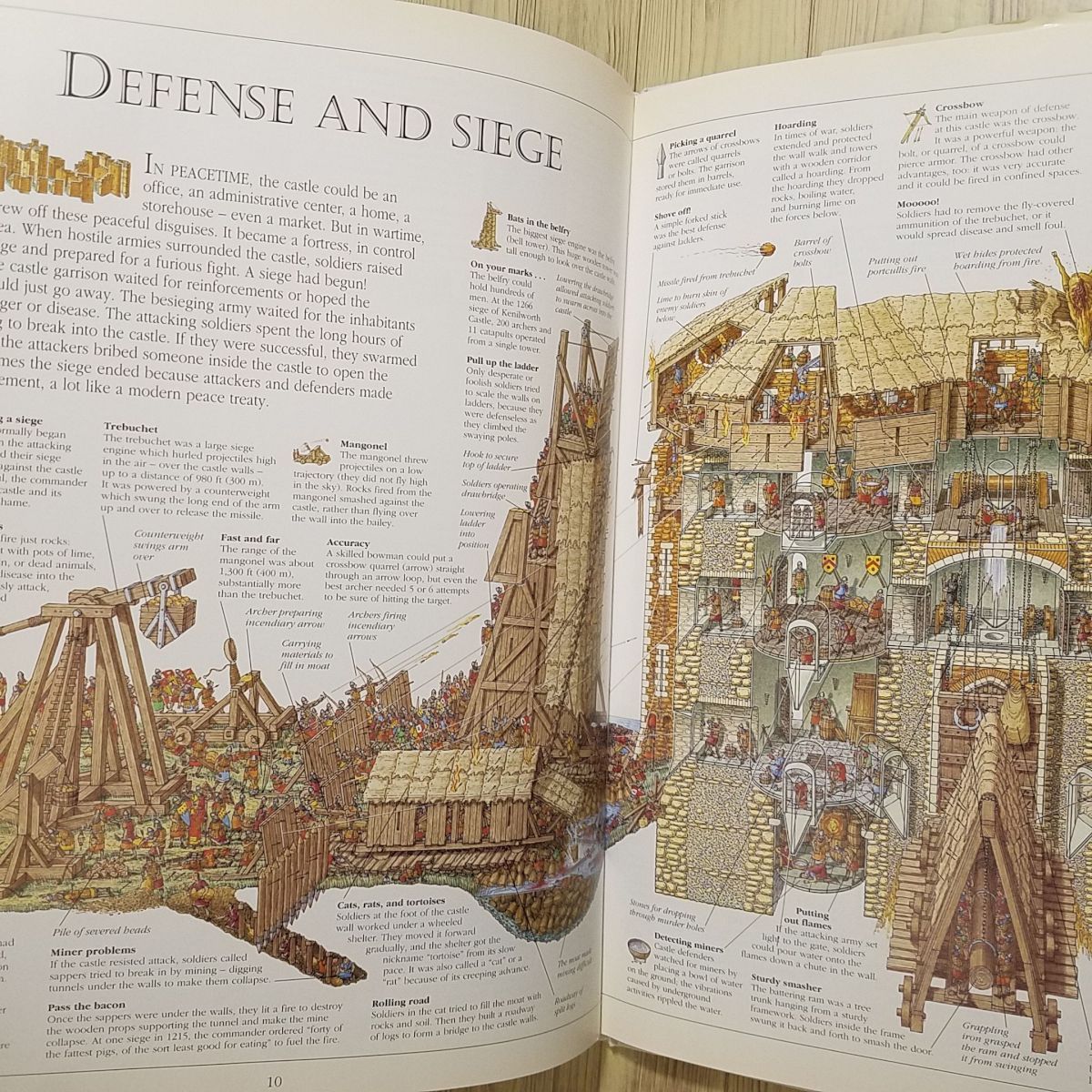  illustrated reference book [ Stephen * Be stay wheel cut . illustrated reference book Europe. castle ( English version )STEPHEN BIESTY*S CROSS-SECTION CASTLE] large book@ Cross section 