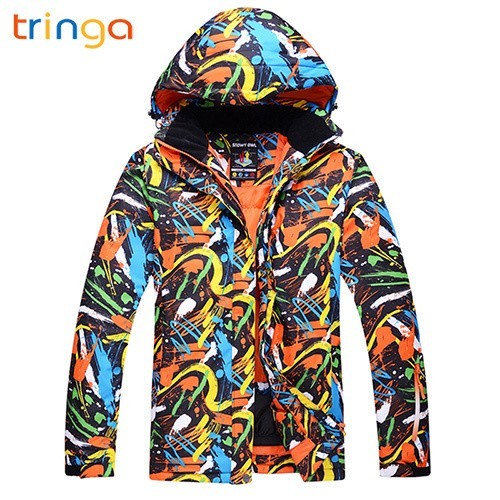 HP068:TRINGA men's ski jacket winter . manner waterproof ventilation warm snow snowboard jacket color XL