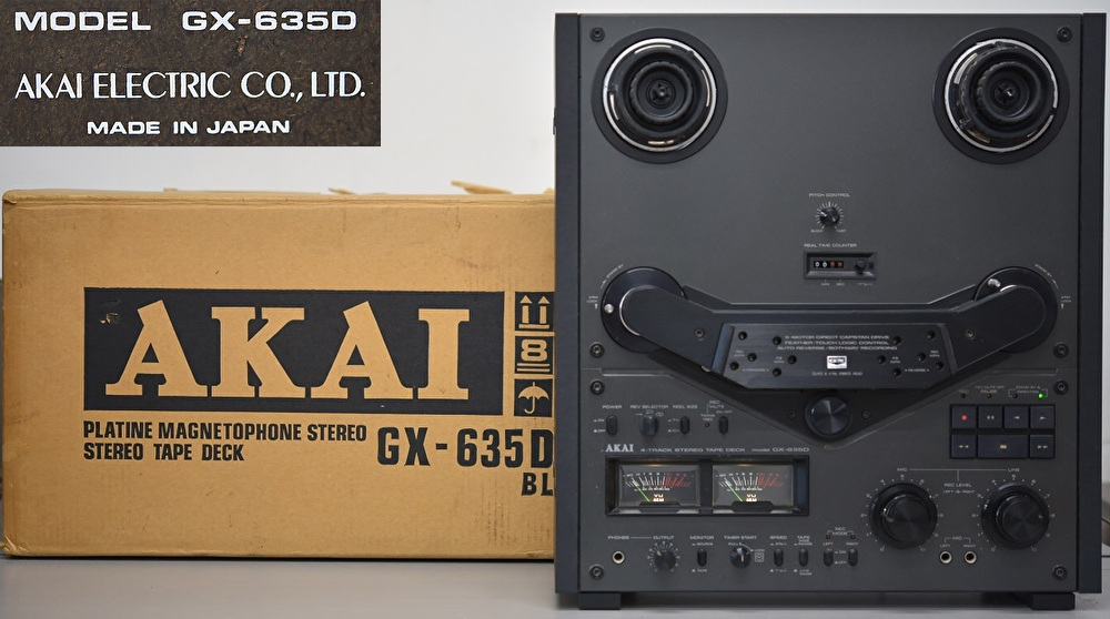 YKK5-83 現状品 AKAI アカイ 赤井 GX-635D オープンリールデッキ