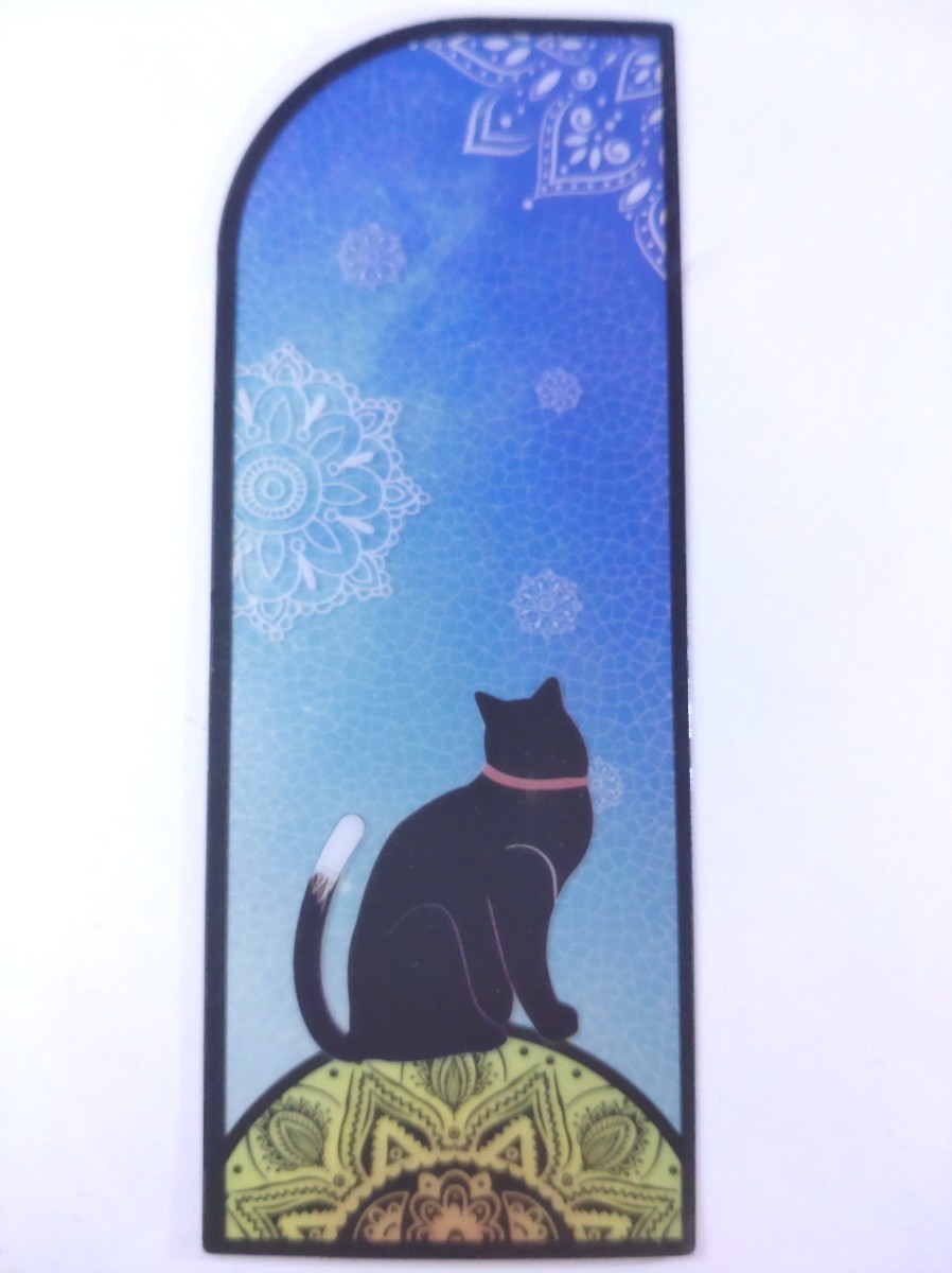 【タイプD】黒猫 ネコ しおり 3点セット 栞 ブックマーカー 