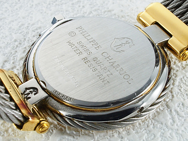 富士屋◆送料無料◆シャリオール CHARRIOL ケルティック クオーツ メンズ 腕時計 電池交換済_画像2