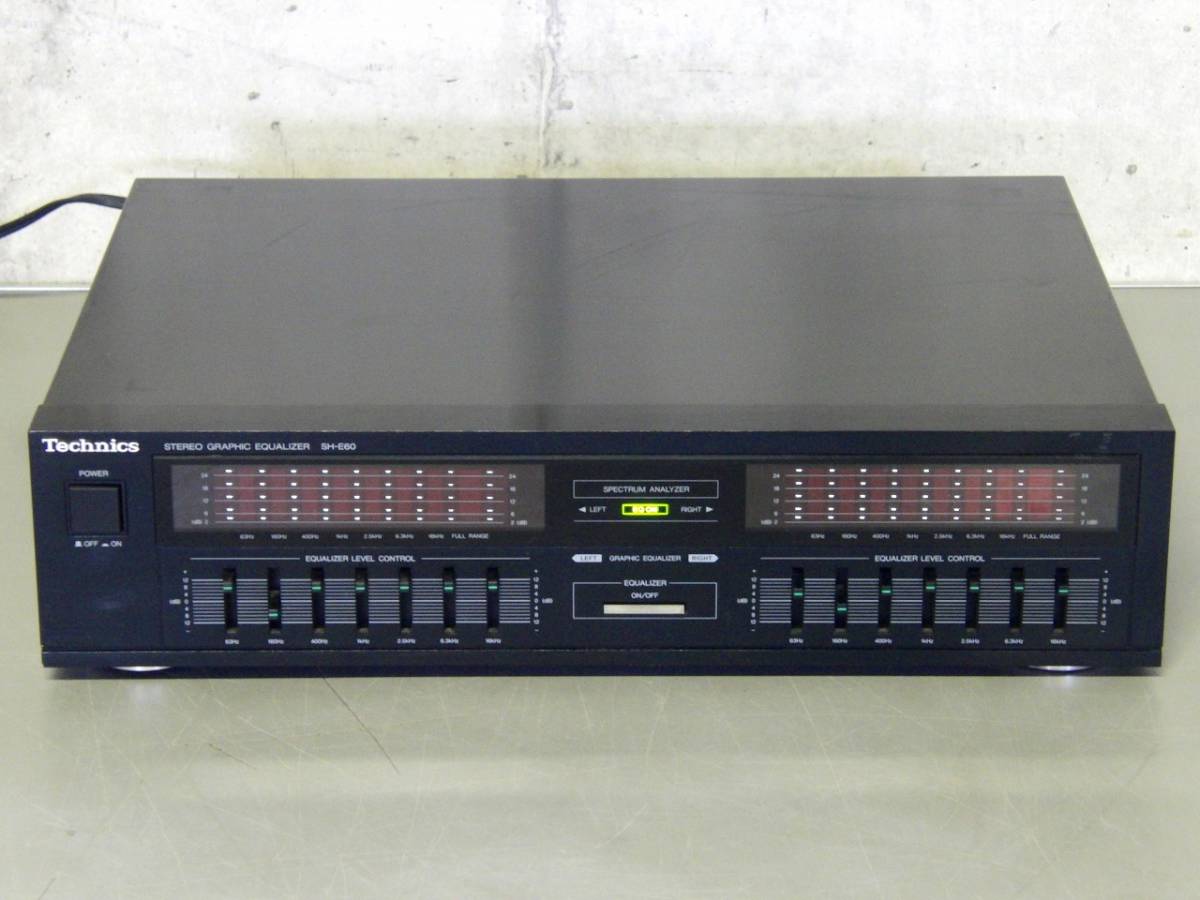 Yahoo!オークション - Technics SH-E60 Stereo Equalizer Yahoo!オークション - Technics SH-E60 Stereo Equalizer