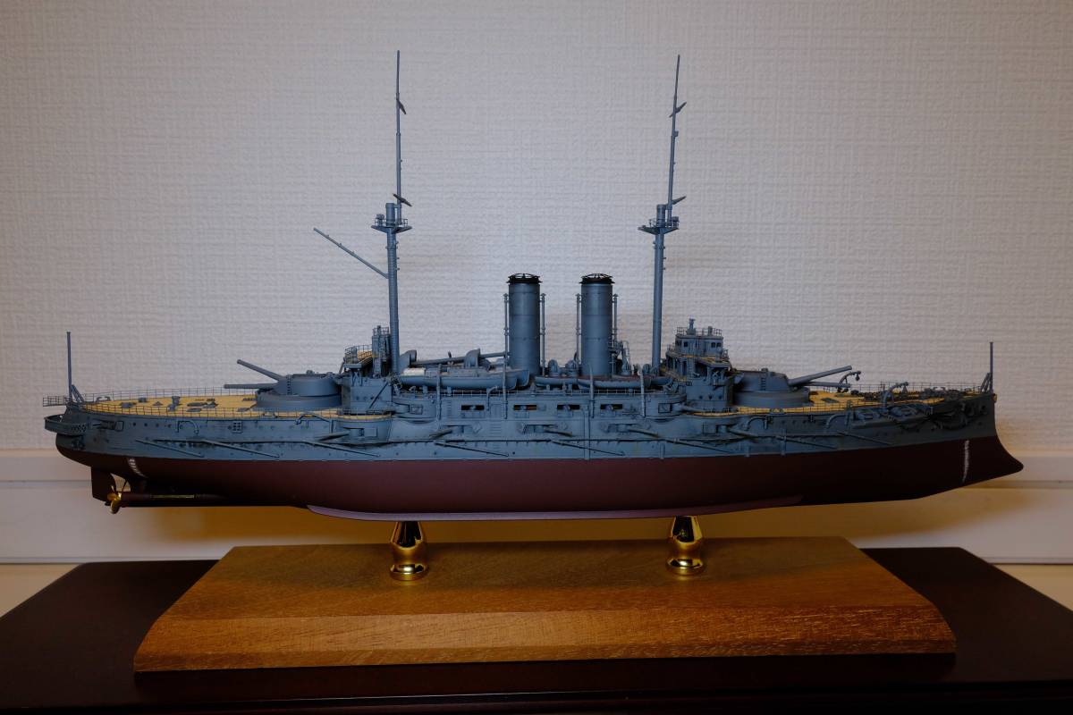 大特価アウトレット カレ90 【大迫力】日本帝国海軍 戦艦三笠 木製完成