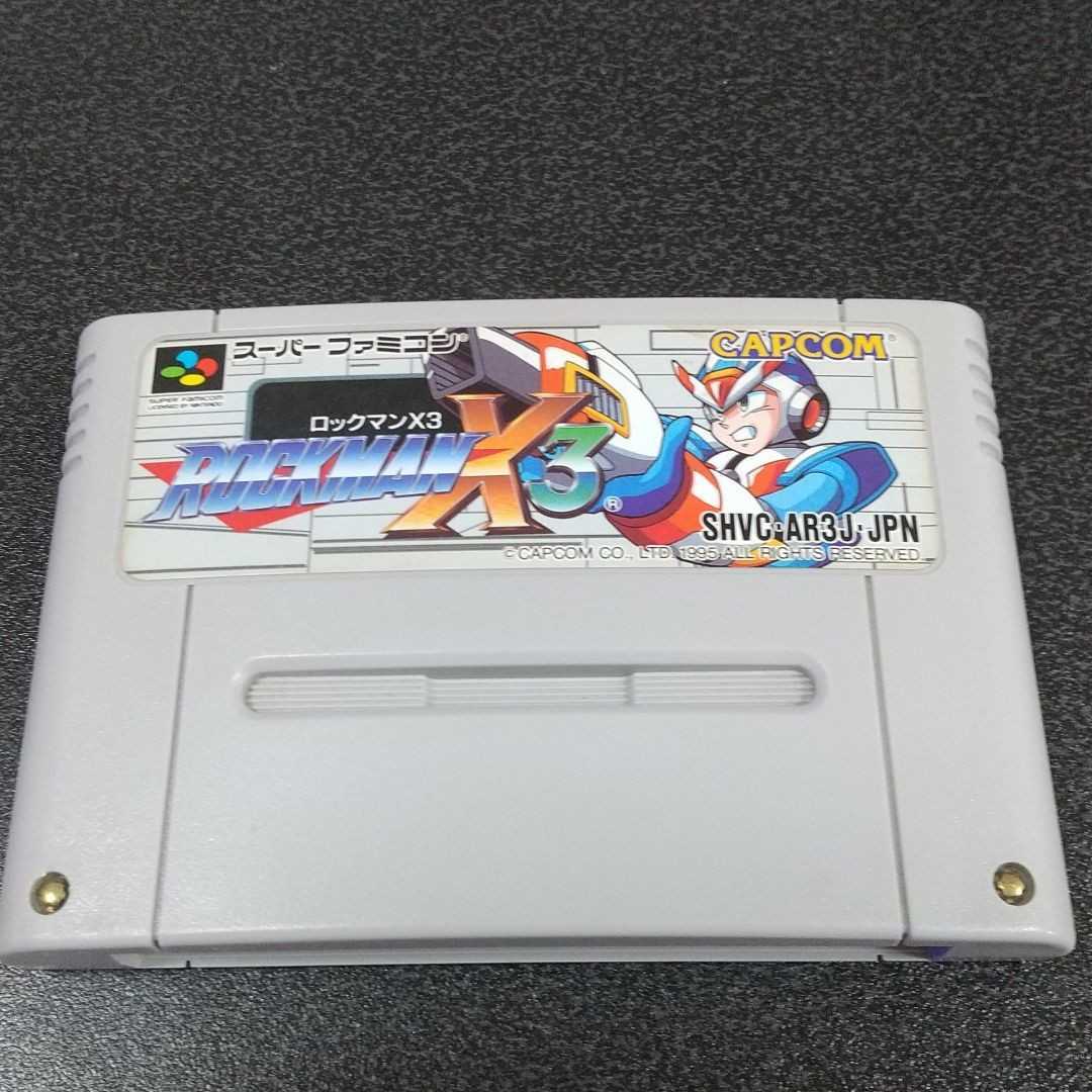 ヤフオク! - ロックマンX3 SFC スーパーファミコン ソフト スーフ...