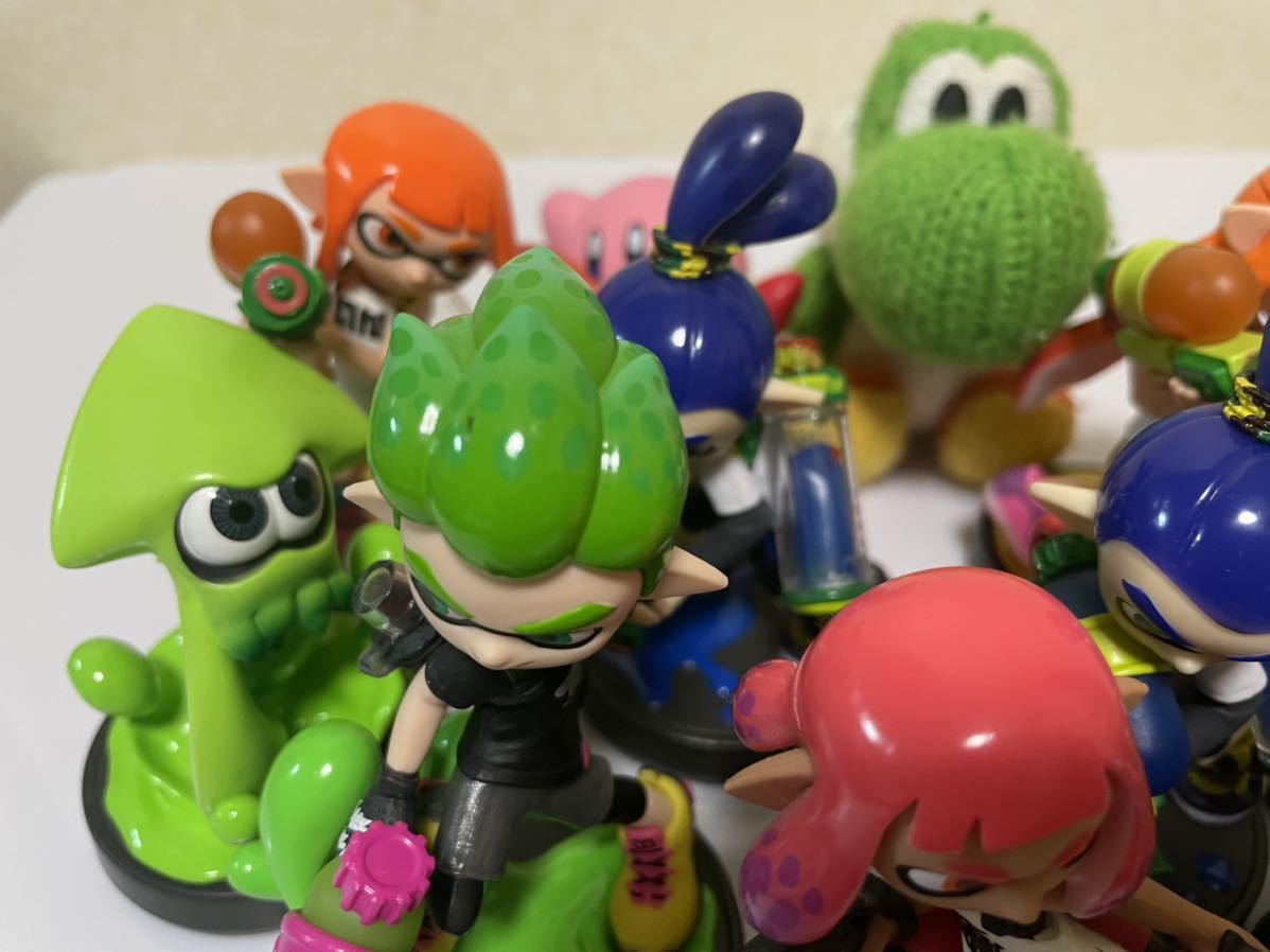 amiibo アミーボ スプラトゥーン ネオンピンクガールなど 合計11個