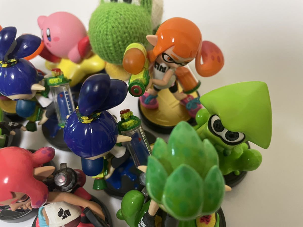 amiibo アミーボ スプラトゥーン ネオンピンクガールなど 合計11個