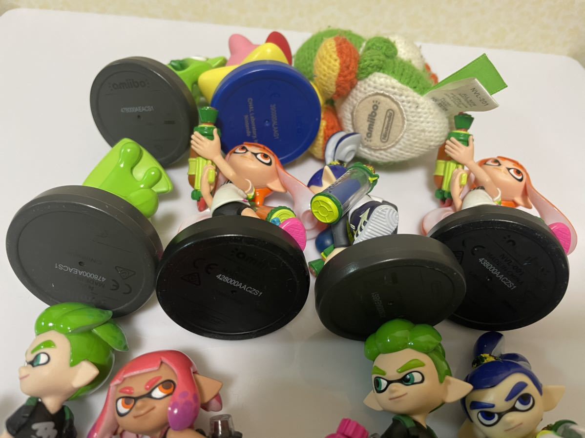 amiibo アミーボ スプラトゥーン ネオンピンクガールなど 合計11個