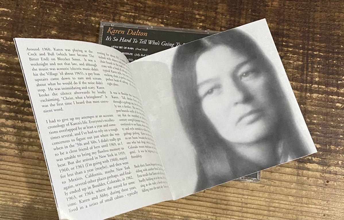 CD】Karen Dalton カレン・ダルトン■It's So Hard To Tell Who's Going To Love You The Best■アシッド・フォーク名盤