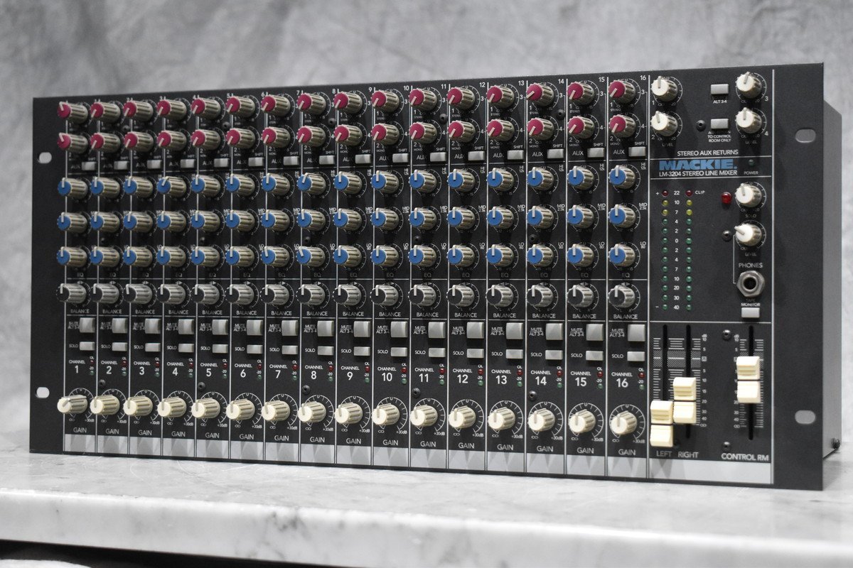 ヤフオク! - MACKIE マッキー LM-3204 ステレオラインミキ...