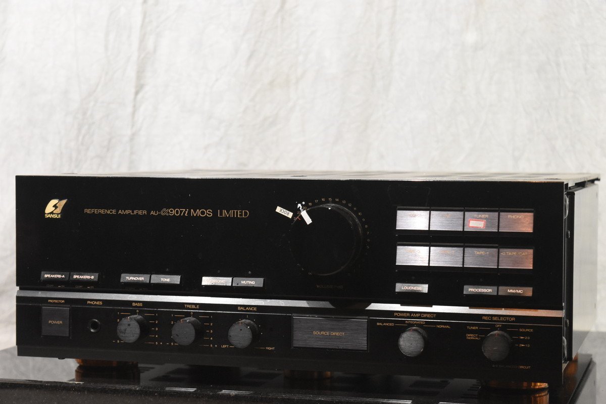 ジャンク☆Sansui/サンスイ プリメインアンプ AU-α907i MOS Limited