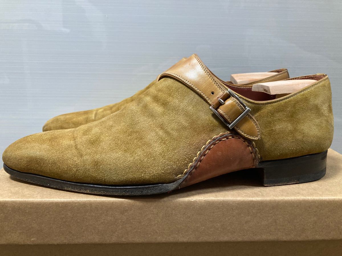 【美品】MAGNANNI/マグナーニ /シューズ/サイズ39/モンクストラップ/スウェード