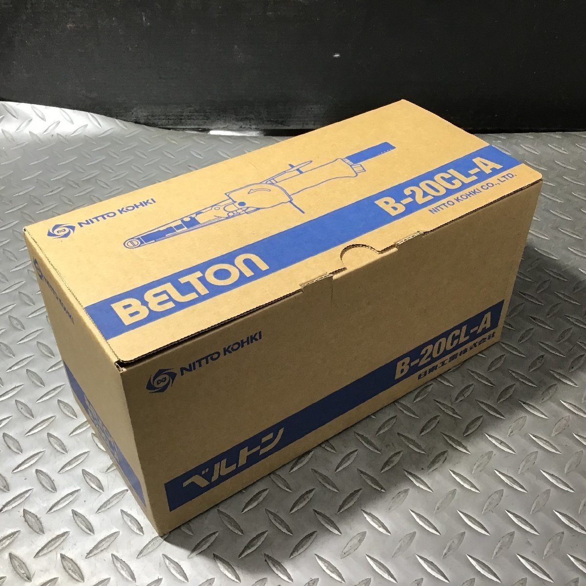 未使用品】日東工器 BELTON Ｂ-20CL-A ベルトサンダー 空気式 ベルトン