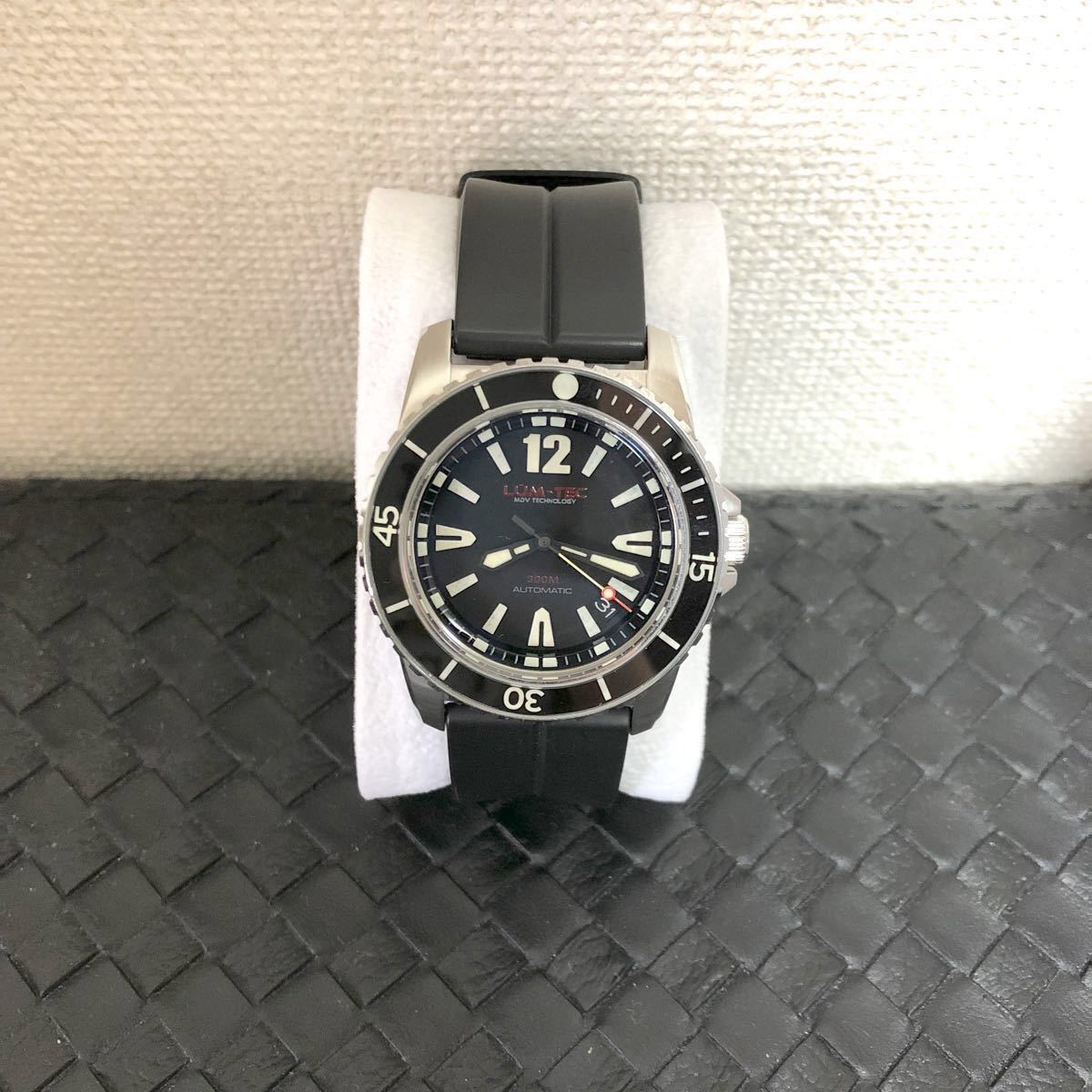 LUM-TEC ルミテック アナログ腕時計 メンズ腕時計 自動巻き 300M-1