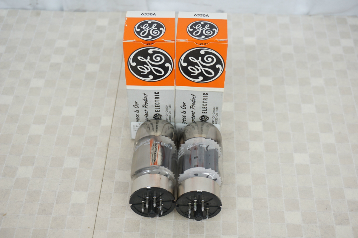 GENERAL ELECTRIC 6550A 真空管 2本-