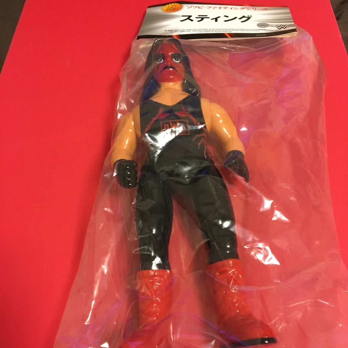 激レア】ソフビ ファイティングシリーズ スティング nWo版 WWE