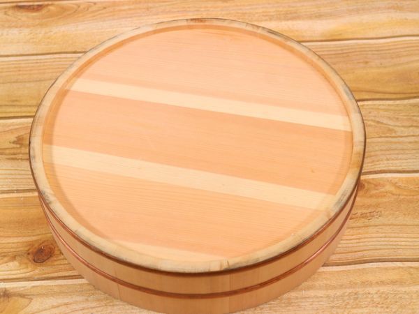 寿司桶ふた 調理器具 日本製 〔キッチン ご飯乾燥防止 台所〕 軽量 木製