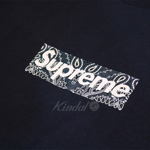 【美品】サイズＬ　シュプリーム SUPREME　 19AW Bandana Box Logo Tee バンダナボックスロゴTシャツ 商品番号：8065000105201_画像3