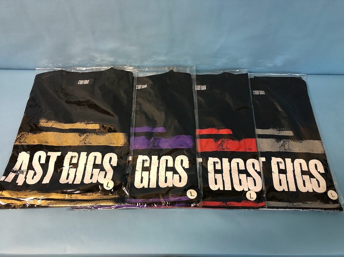 期間限定キャンペーン 送料無料◆新品未開封◆氷室京介 ツアーグッズ『KYOSUKE HIMURO LAST GIGS』会場限定Tシャツ(Lサイズ) 4種セット その他 期間限定キャンペーン 送料無料◆新品未開封◆氷室京介 ツアーグッズ『KYOSUKE HIMURO LAST GIGS』会場限定Tシャツ(Lサイズ) 4種セット その他