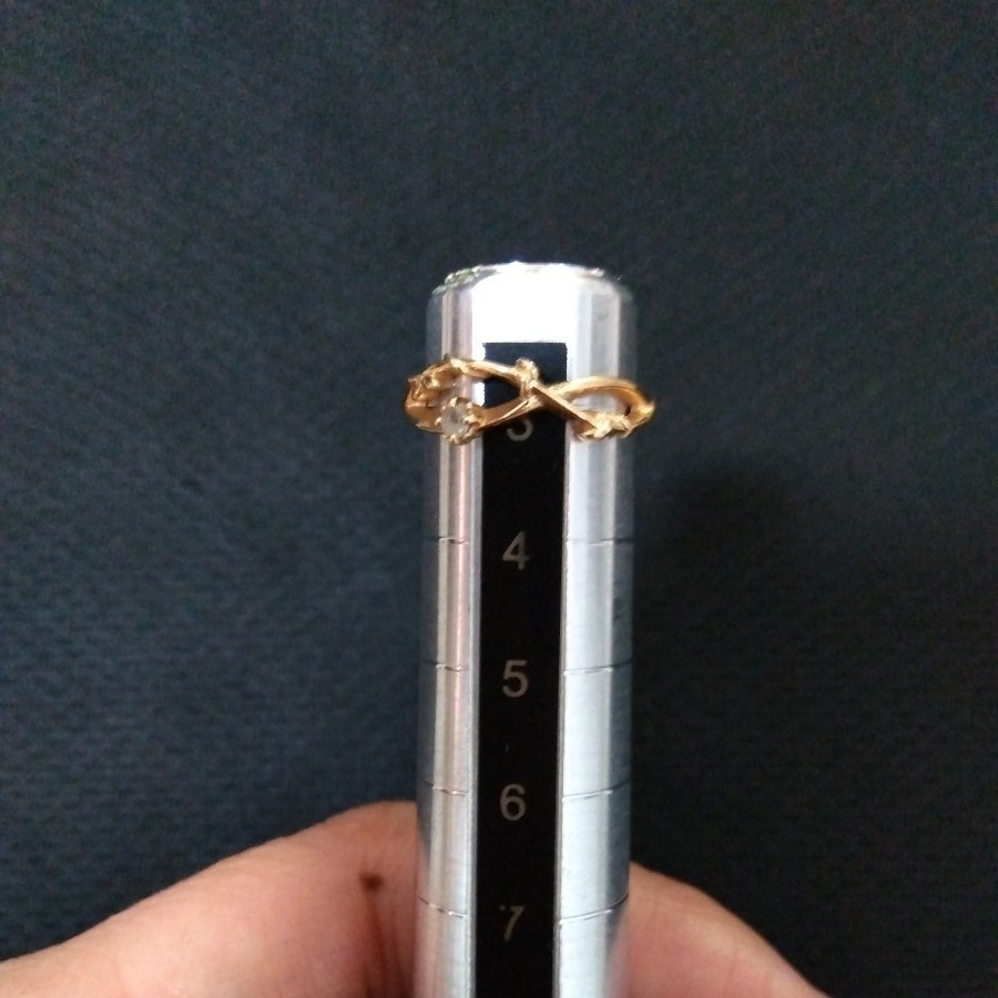 ageteアガットK10ピンキーリング3号 ceratinxd.com