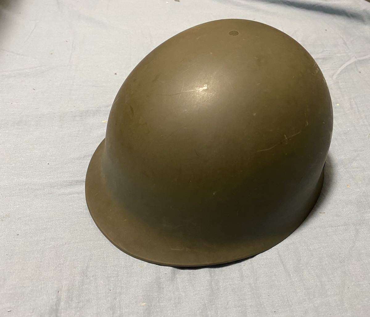 希少!!】 (1620)海上自衛隊60sヴィンテージヘルメット、鉄帽、中帽 代引き人気 (1620)海上自衛隊60sヴィンテージヘルメット、鉄帽、中帽、実物ユーズド 個人装備