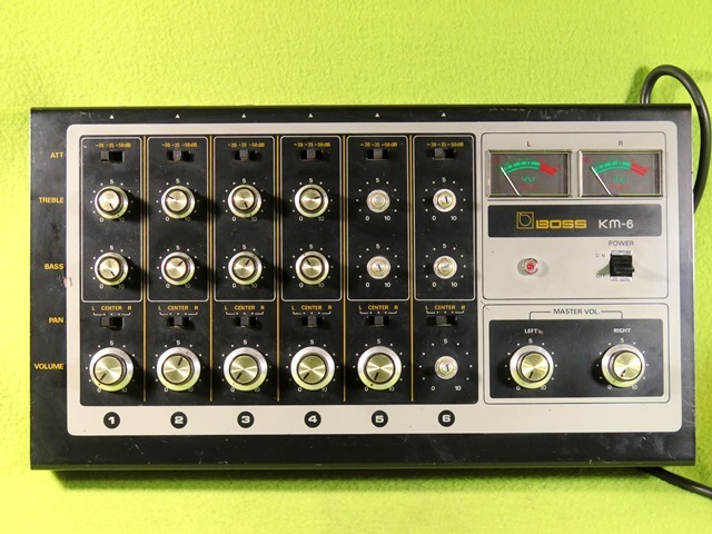 訳あり BOSS ボス KM-6A 音響機器 アナログミキサー ジャンク 希少 Yahoo!オークション - BOSS KM-6 6チャンネルミキサー ボス