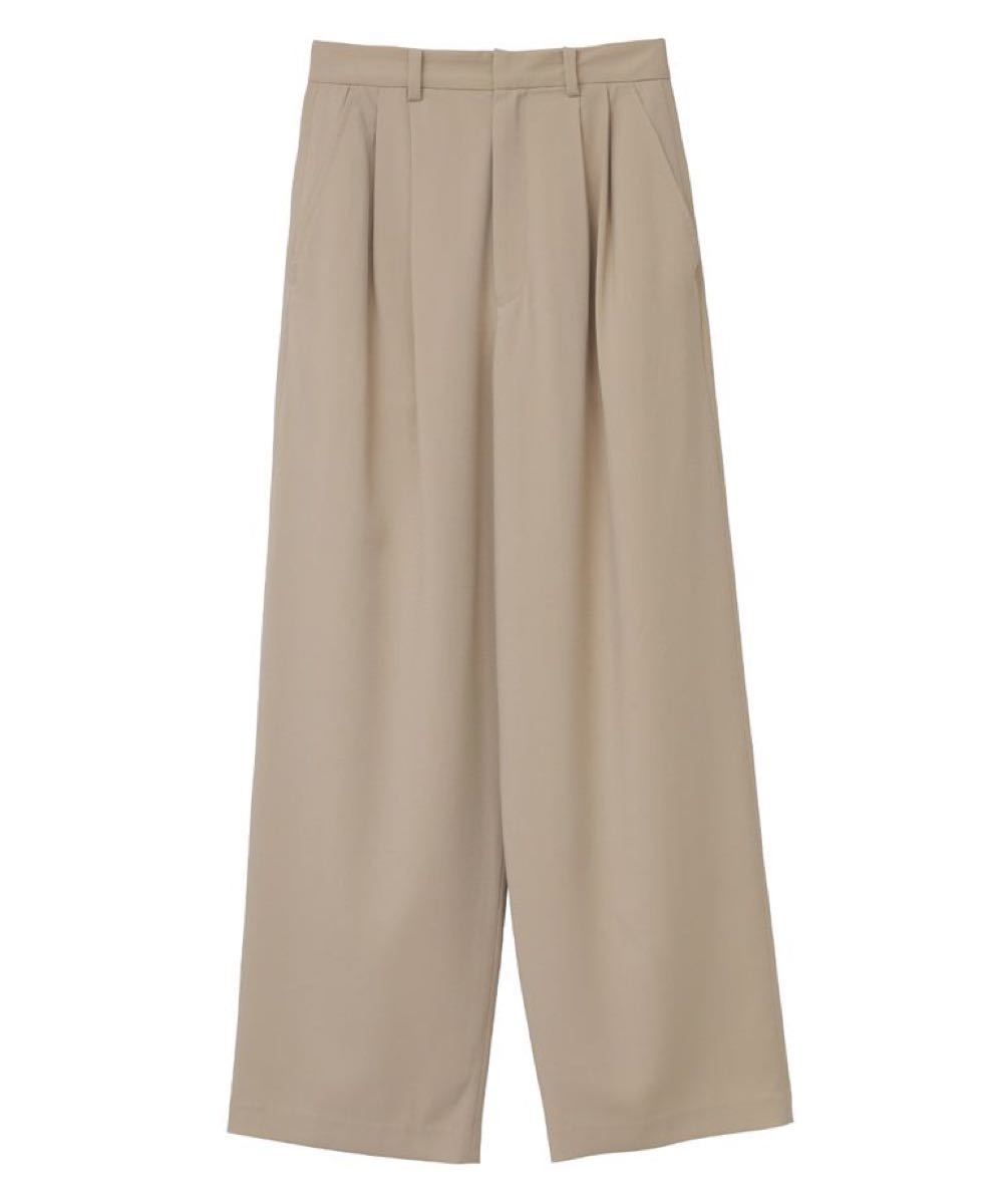 ☆新品未使用☆ CLANE BASIC TUCK PANTS IVORY | nort.swiss