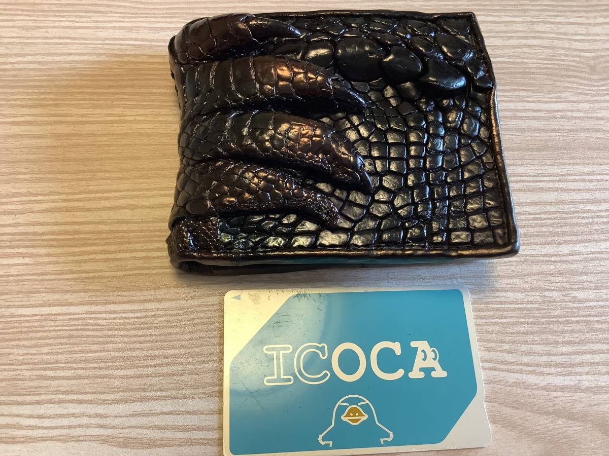 本物 1点物 新品 未使用 】クロコダイル クロコ 鰐 手 爪 ショート