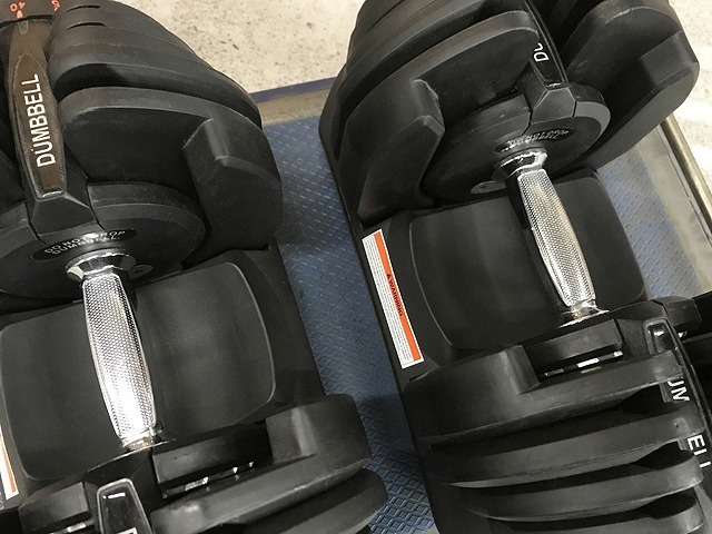 TPD93104小 Dumbbell 可変式ダンベル 筋力トレーニング 40kg×2 直接お渡し歓迎_画像6