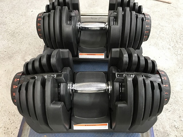 TPD93104小 Dumbbell 可変式ダンベル 筋力トレーニング 40kg×2 直接お渡し歓迎_画像5